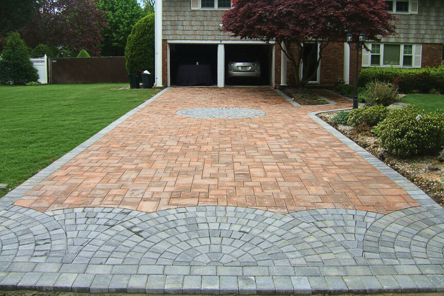 Wide driveway installation Long Island