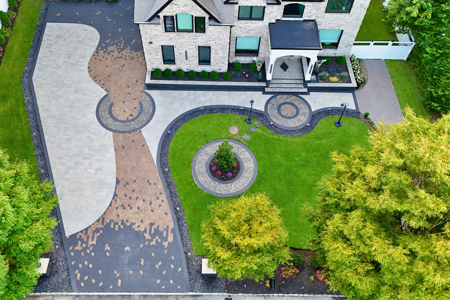 Luxury driveway installation Nassau