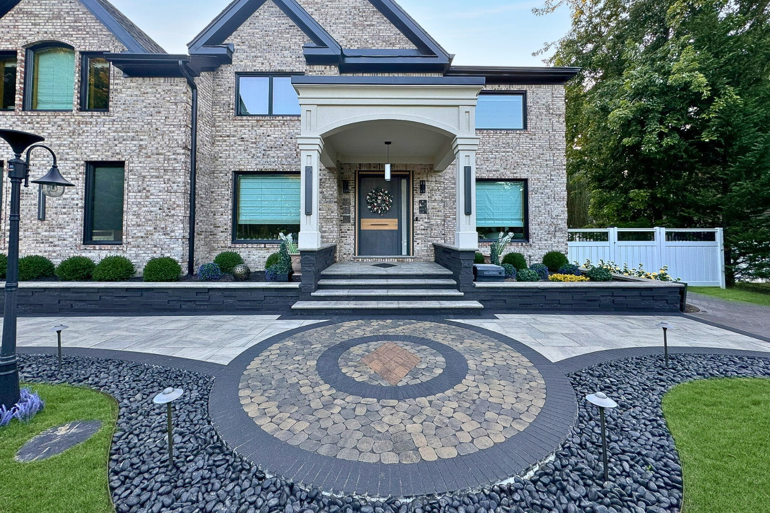 Three car driveway installation