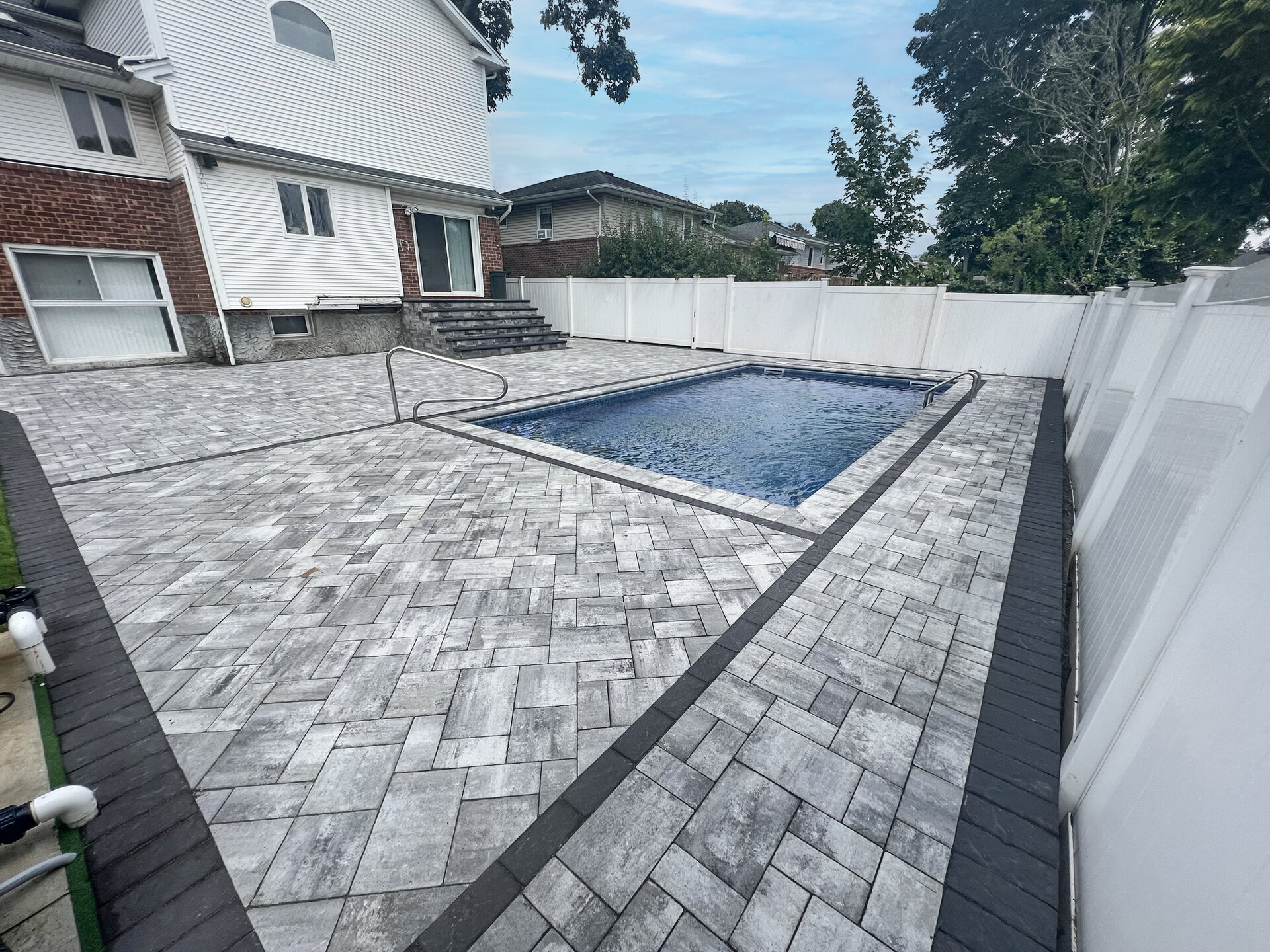 Textured patio pavers Nassau County
