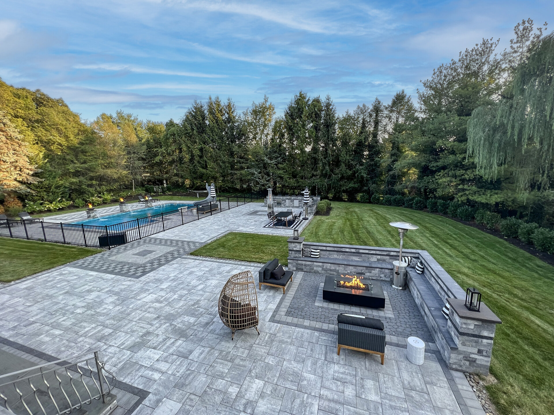 Outdoor entertaining patio Long Island