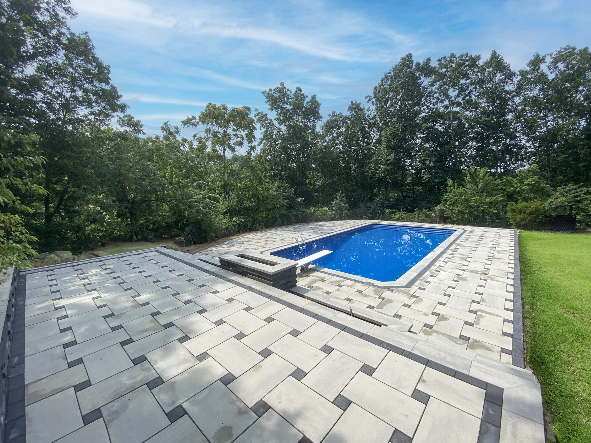 Multi level patio design Suffolk